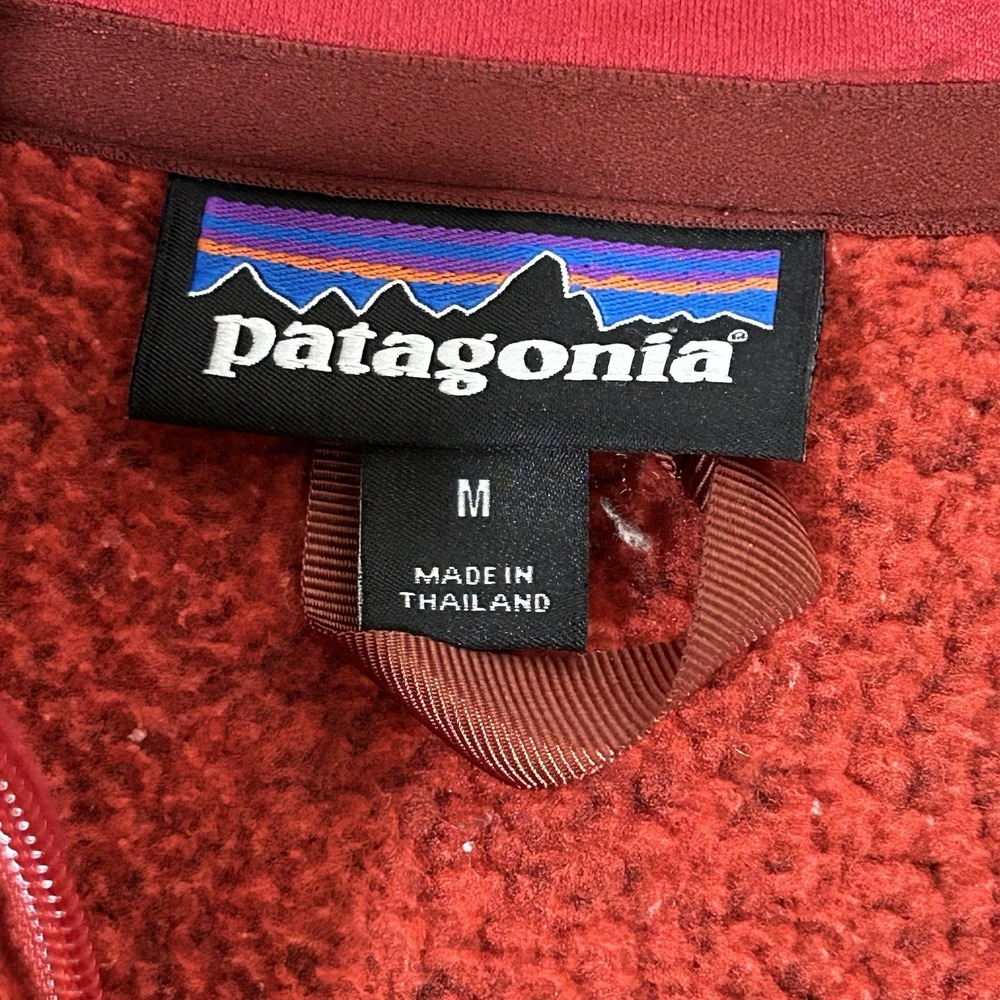 Patagonia Better Sweater Jacket Women's M Full Zip Fleece Red Warm - Picture 5 of 9